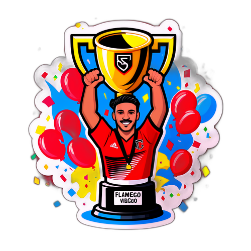 Sticker de celebración de Flamengo