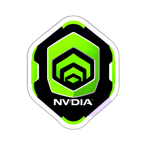 NVIDIA logó futurisztikus háttérrel