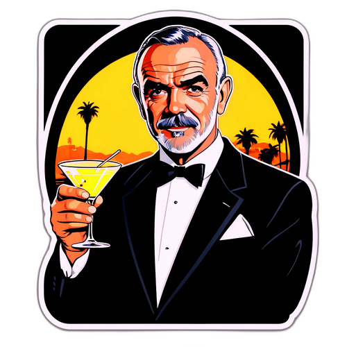 Ritratto Vintage di Sean Connery