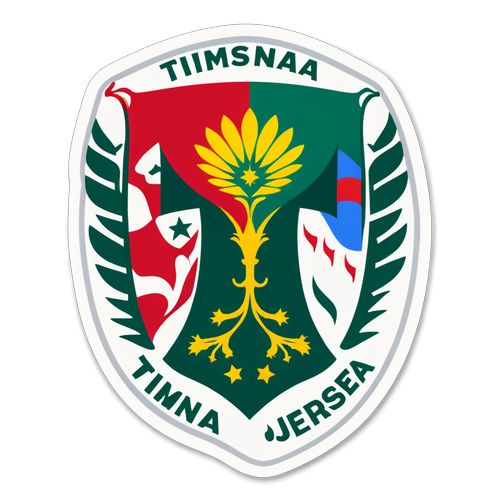 Stiker Stylish Timnas Jersey