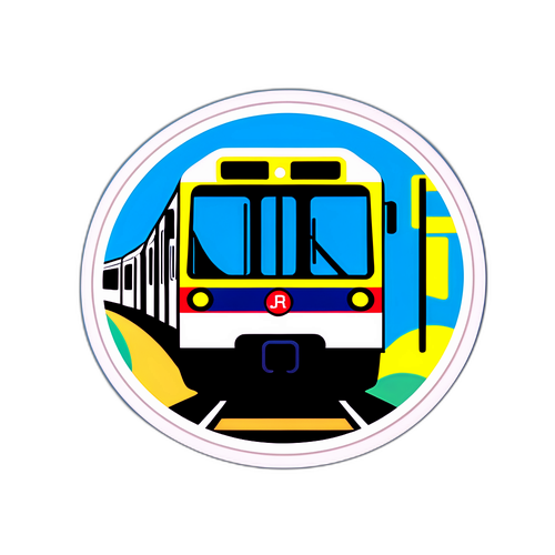 JR駅テーマのシンボルステッカー