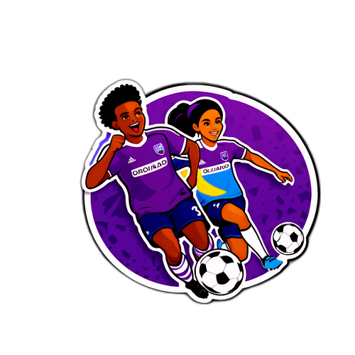 Dynamic Soccer Match Sticker: Orlando Pride vs. Racing Louisville