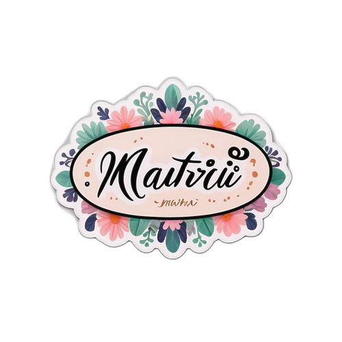 Adesivo Elegante 'Matri'