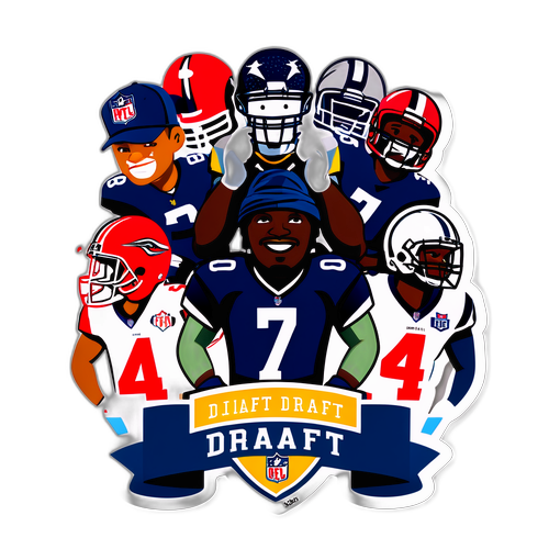 Sticker Hari Draf NFL
