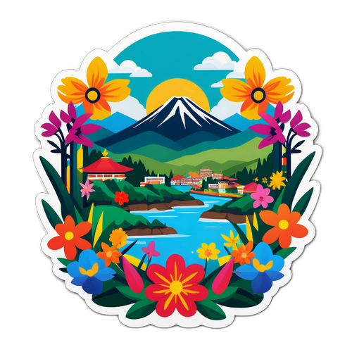 Sticker ng Pista ng Bulaklak sa Baguio