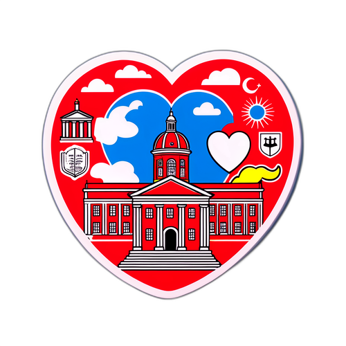 Uppsala Universitets Historiska Byggnader med Aktivistsymboler