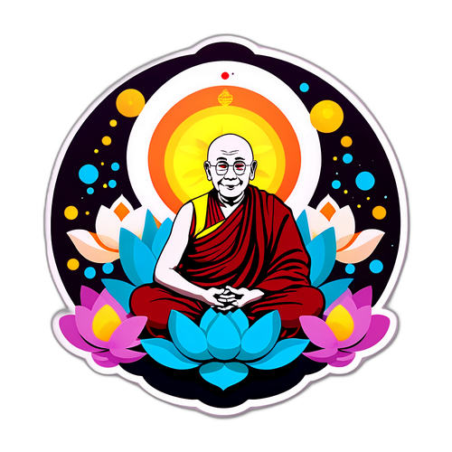 Adesivo Meditativo con Lama