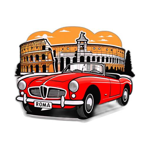 Xe cổ và thành phố Roma