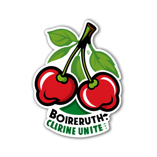 ¡Increíble! ¡El Nuevo Sticker de Bournemouth que Todos Querrán Tener! "Cherries Unite" en un Estilo Moderno