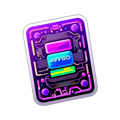 AVGO半導體設計主題貼紙