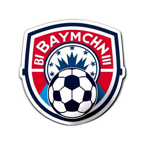 Sticker ya Nembo ya Bayern Munich