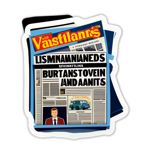 Chockande Nyheter: VLT:s Sticker som Förändrar Hur Du Ser på Tidningar!