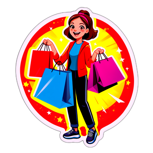 Una noche de compras emocionante