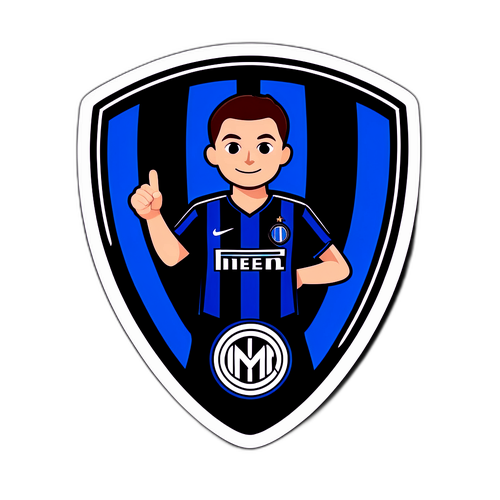 Autocolant Inter Milan cu design elegant