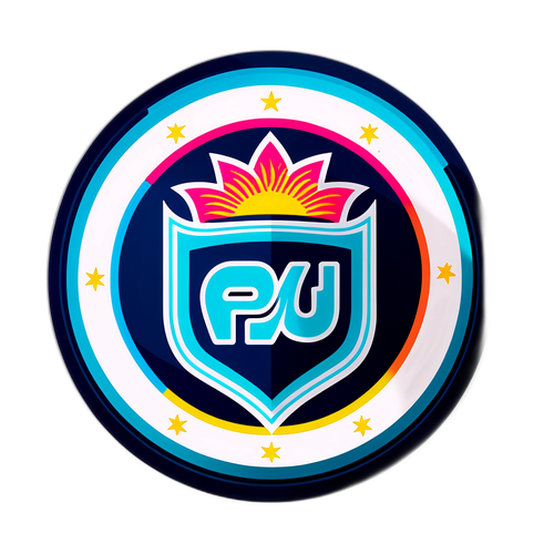 สติ๊กเกอร์โลโก้ PSV ดีไซน์ทันสมัยและสีสันสดใส