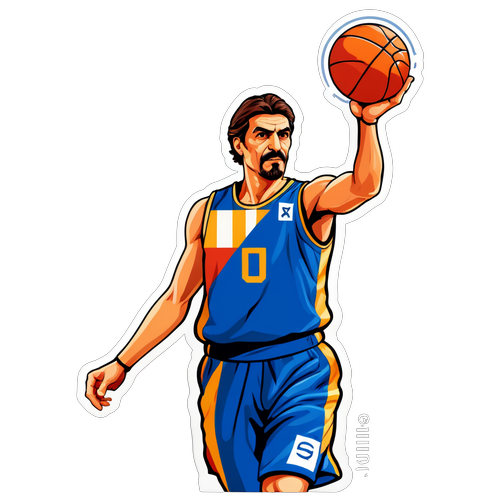 Dimitris Giannakopoulos Basketbol Stikeri