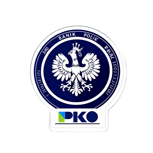 Sticker promujący PKO Bank Polski