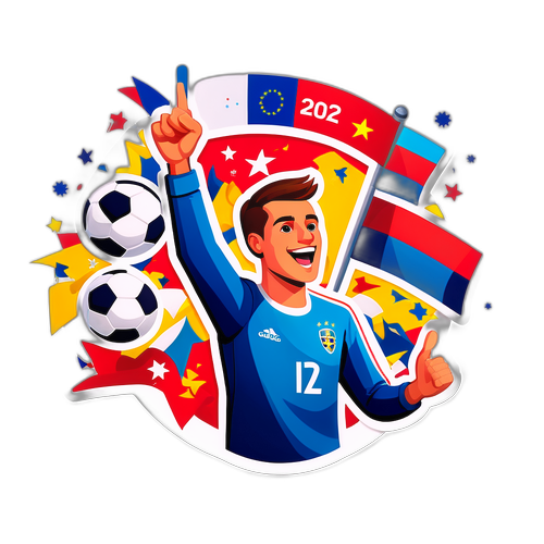 Festlig Euro 2024 Fejring
