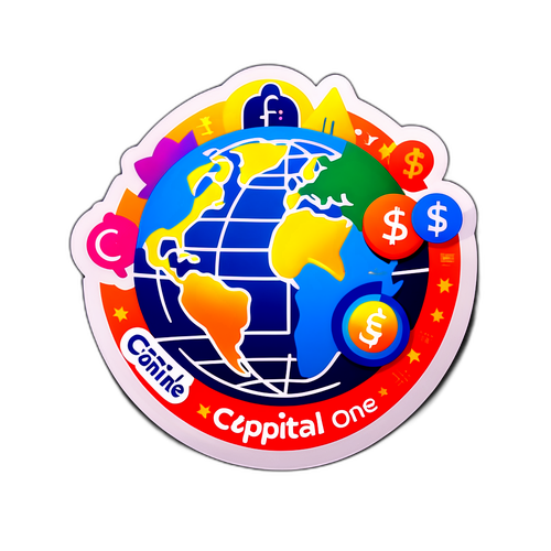 Küresel Finans Temalı Sticker