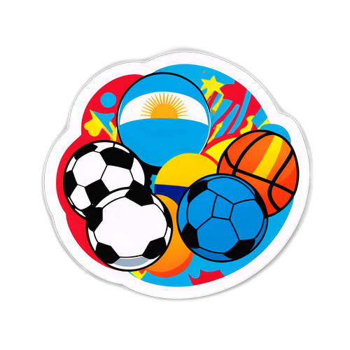 Sticker de Celebración: 'Argentina juega hoy'