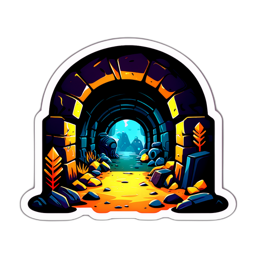 סצנה תת-קרקעית מיסטית