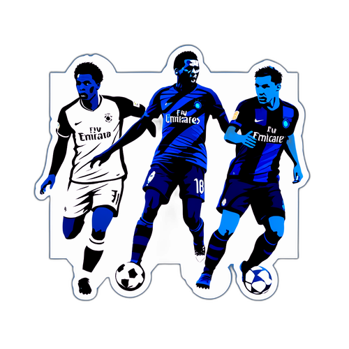 Sticker inaheshimu wachezaji maarufu wa Champions League