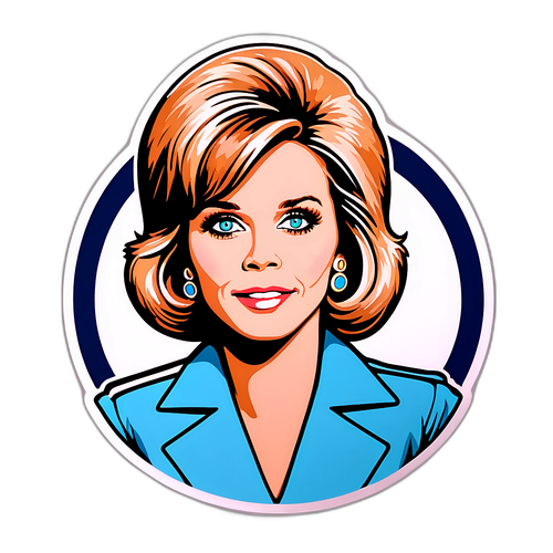 T-paita, jossa Jane Fondan 60-luvun tyyli kohtaa modernin muodin