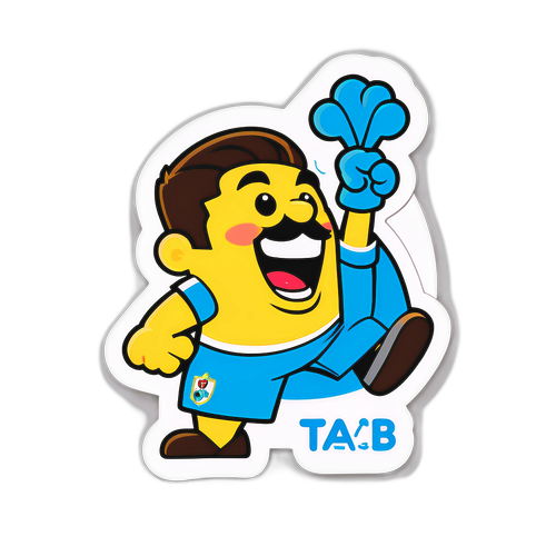 Sticker thể hiện sự phấn khích trước trận đấu Napoli