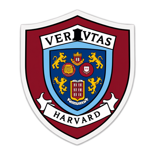 Harvard Universitetsvåpen-sticker