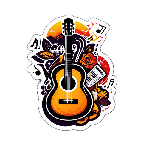 Sticker para promocionar entradas al concierto de Ricardo Arjona