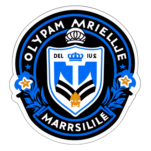 ओलिंपिक दे मार्सेल का विंटेज-प्रेरित स्टिकर