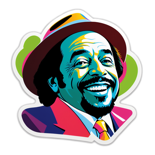 Vibrerende Eerbetoon aan Sergio Mendes: Mas Que Nada Sticker