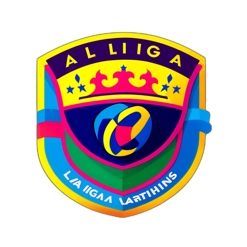 Vibrant La Liga Logo Klistremerke