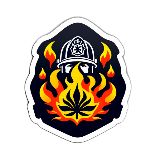 Ateşi Koruyan İtfaiyeci Logosu