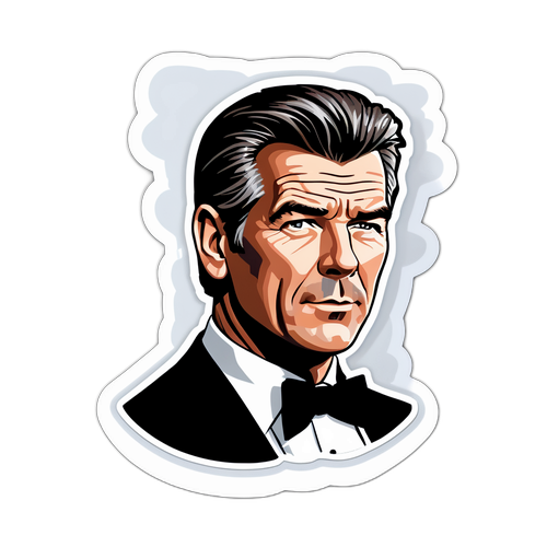 Pierce Brosnanin Bond -stickeri