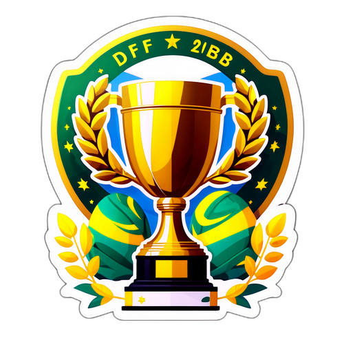 DFB Pokal-tema klistermærke