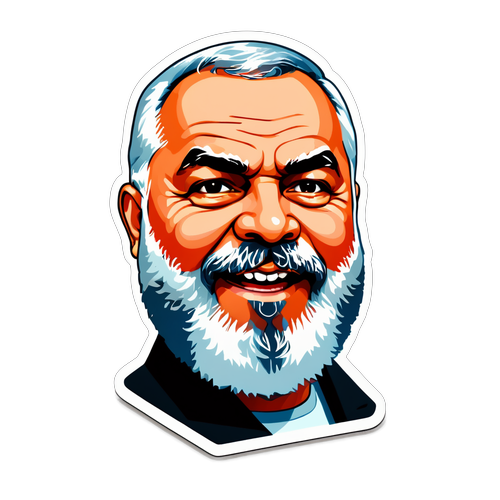 Krachtige Identiteit: Ismail Haniyeh Sticker