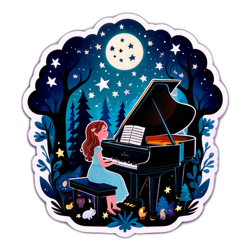 Helena Fibingerová v zasněném lesním prostředí