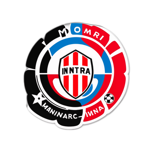 Fotbal s logy Monzy a Interu
