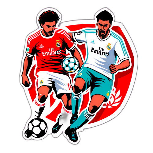 足球比賽場景插圖