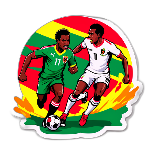 Uchoraji wa Muonekano wa Historia wa Mechi ya Angola vs Madagascar