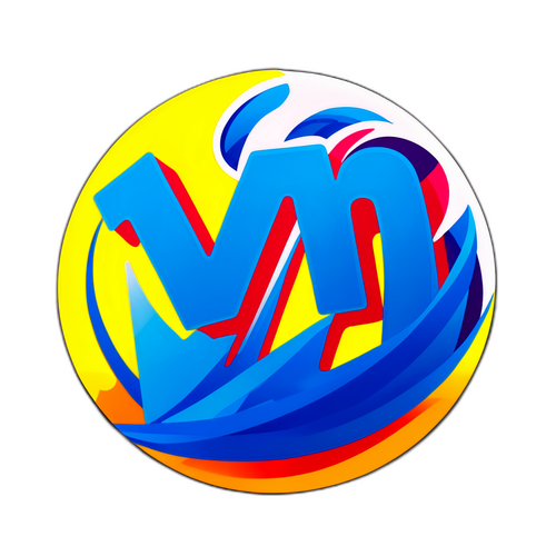 Nhãn dán VTV1 Đầy Màu Sắc