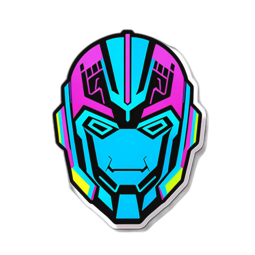 Futuristisk Tron Ares Klistremerke