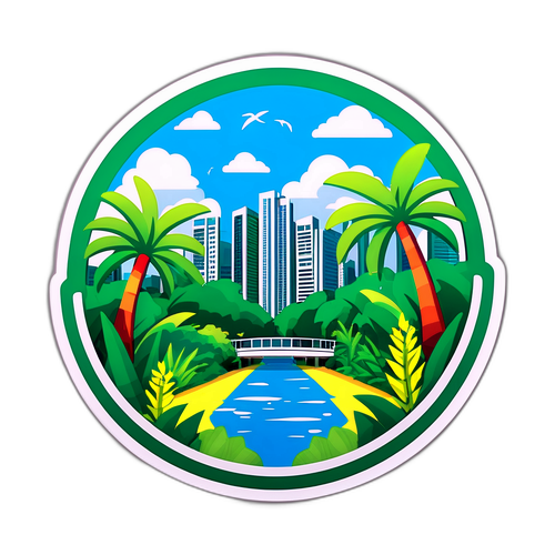 Verbindung zwischen Natur und Stadt in Singapur