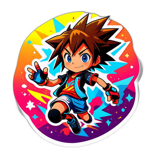 Стильная иллюстрация Соры