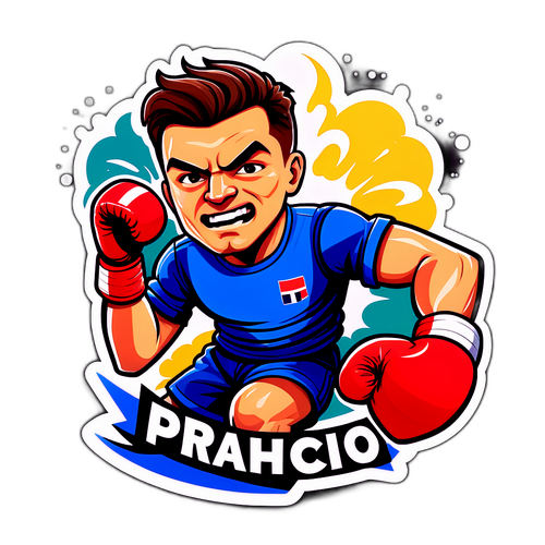 Sticker Celebrujący Marcina Prachnio