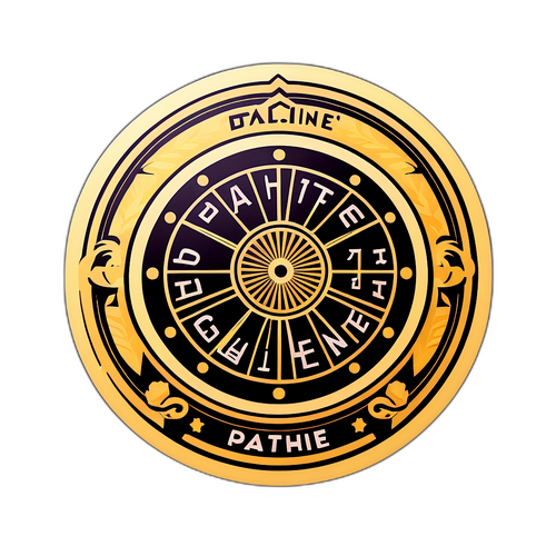 Sticker inspiré par le logo Pathé