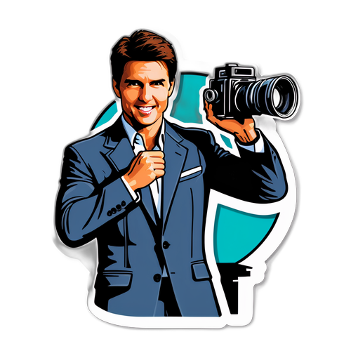 Sticker van Tom Cruise
