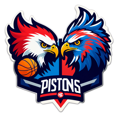 Sticker para sa Laban ng Hawks at Pistons