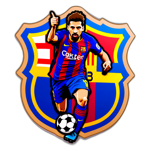 Stylisk FC Barcelona Sticker